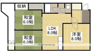コーポサンライフ【3階】の間取り