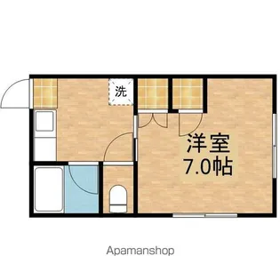 ヤングライフ【1-A号室】の間取り
