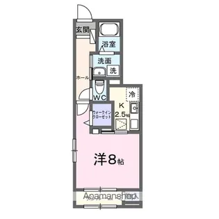 プラシード【1階】の間取り