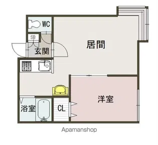 エスパニア名寄Ⅰ【105号室】の間取り