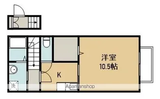 フレールリアン宮町Ⅰ【2階】の間取り