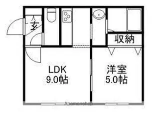 フロマージュ88【405号室】の間取り