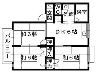 セジュール南光台Ⅱ【2階】の間取り