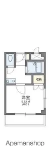 レオパレス花つるみII【1階】の間取り