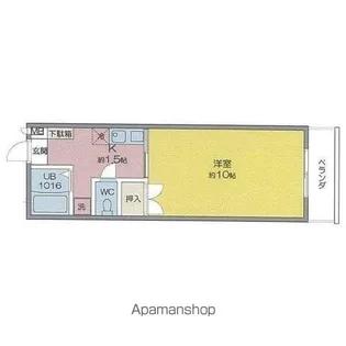 アビターレ筒井【4階】の間取り