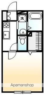 エステート ユリA【103号室号室】の間取り