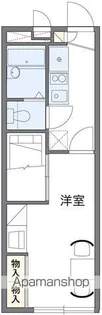 レオパレスディアコートS【1階】の間取り