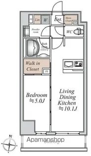 グランカーサ大島【6階】の間取り