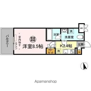 メゾンボヌール【4階】の間取り