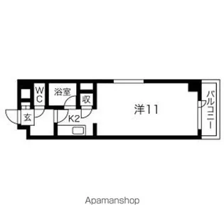 NACビル豊平【6階】の間取り