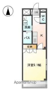 愛知県名古屋市西区上橋町【アパート】の間取り