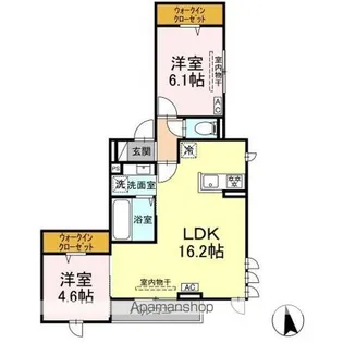 MORI石堂【3階】の間取り