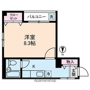 ソレイユ清水【2階】の間取り