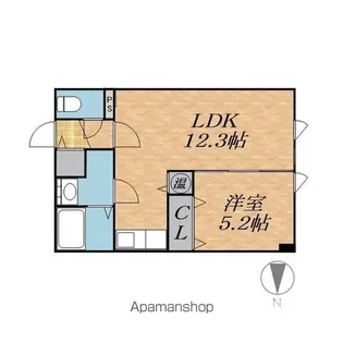 ORNER106B【1階】の間取り