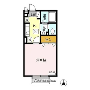 メゾン・ド・ピュア【1階】の間取り