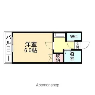パレス奥田町【2階】の間取り