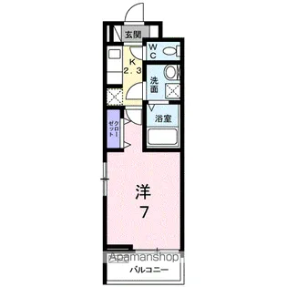 エスト ソール Ⅱ【2階】の間取り