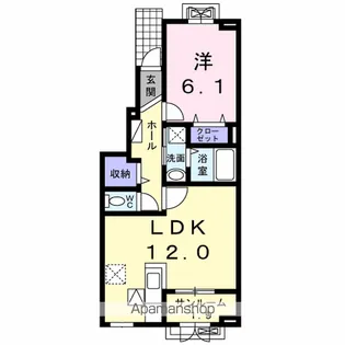 シルエリータⅡ【1階】の間取り