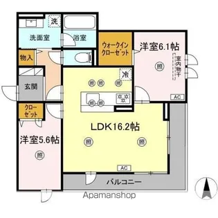LUVERIA【3階】の間取り