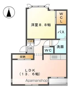 グロリアス レジェンド【2階】の間取り