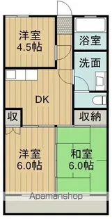 宮本マンション【4階】の間取り