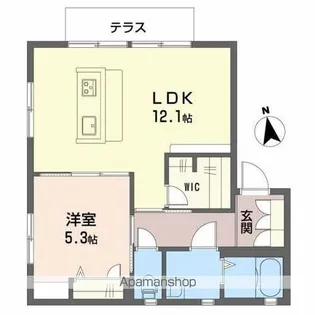ローレルコート【1階】の間取り