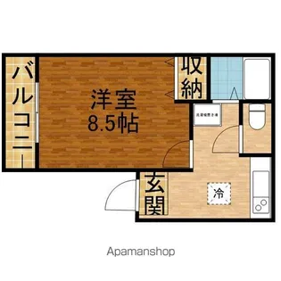 静岡県浜松市中央区砂山町【アパート】の間取り
