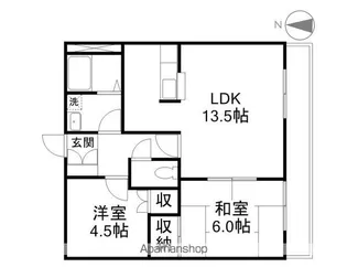 エスコート今堅田【A102号室】の間取り