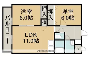 サンシャイン富士【103号室】の間取り