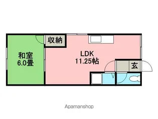 光コーポ【202号室】の間取り