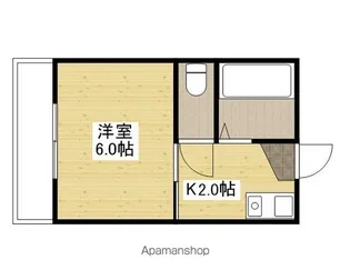 カーサ大正【4階】の間取り