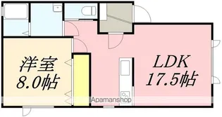セピア七重浜ⅢA棟【2階】の間取り