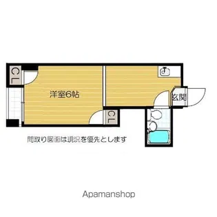 東洋ライオンズマンション野田【4階】の間取り