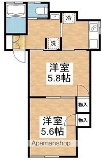 シンフォニーマツバラ【1階】の間取り