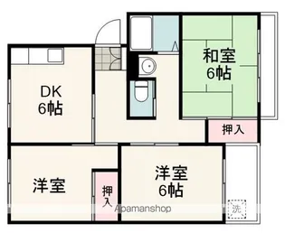 静岡中央中原マンション【501号室】の間取り