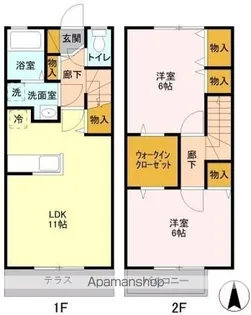 町田タウンハウス【1階】の間取り