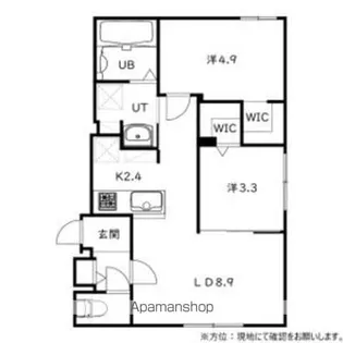 CASA AT新道東(カーサAT新道東)【5階】の間取り