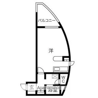 アール28【107号室】の間取り