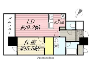 RJRプレシア天神サウス【13階】の間取り