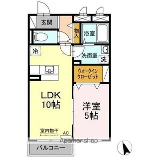 リジエール【2階】の間取り