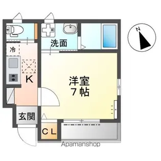 プランドール【1階】の間取り