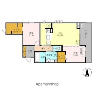 Kee Rise【1階】の間取り