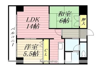 クレールゆりがはら【10階】の間取り