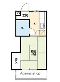 リベルタ七隈【305号室号室】の間取り