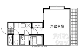 メゾン・エイム【1-G号室】の間取り