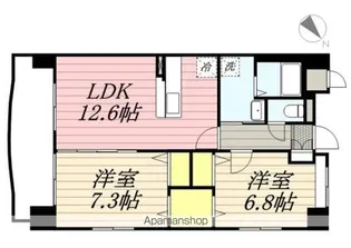 FELICE STORIA【7階】の間取り