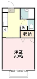 プレジオ泉崎B棟【1階】の間取り