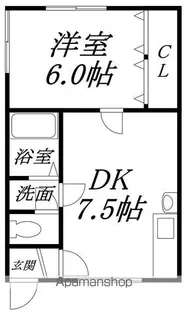 サンライフ千代台【2階】の間取り