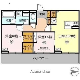 DEAR LIFE【3階】の間取り