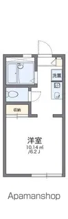 レオパレス鳴尾浜【1階】の間取り